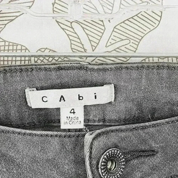 Cabi Gray Skinny Ankle Women's Jeans 4 - Picture 4 of 6